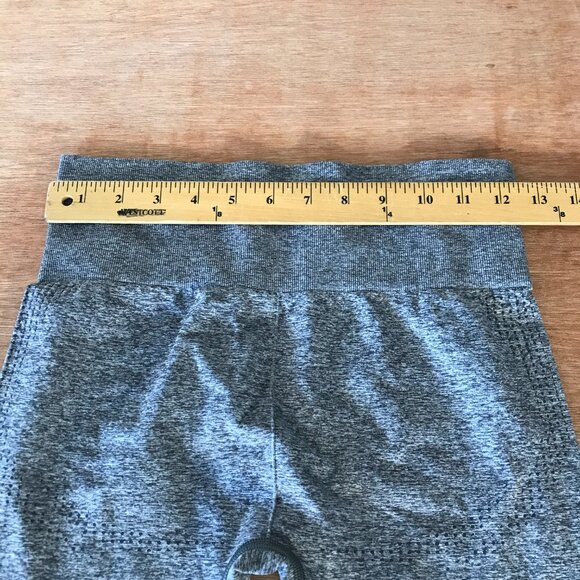 Gymshark Vital Seamless 2.0 Leggings Women S Gray Mid Rise Athleisure Stretch - Picture 8 of 12